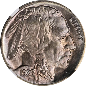 1936-D Buffalo Nickel NGC MS66 Superb Eye Appeal Nice Strike - Picture 1 of 4