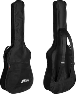 Tiger Borsa per Chitarra Classica - 3/4, 26 Cm X 36,5 Cm X 92 Cm, Nero, Nylon, R - Foto 1 di 12