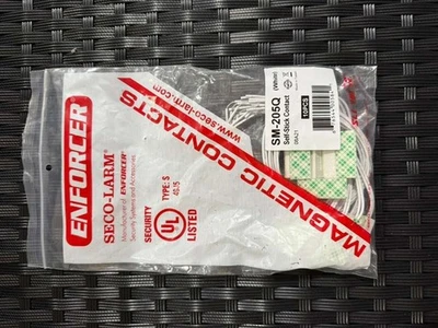 7pcs Seco-Larm Enforcer White Self Stick SM-205Q - Image 1 of 2