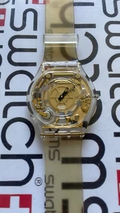Swatch Golden Jelly SFK101 1999 Skin 34,9 mm x 3,9 mm Box - Bild 1 von 8