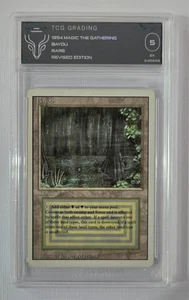 Magic The Gathering: MTG 1994 Bayou Revised Edition (3ED) Graded TCG EX 5 - Picture 1 of 2