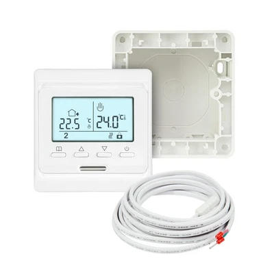 Digitales Thermostat Aufputz Raumthermostat Fußbodenheizung Regler Display - Bild 1 von 4