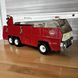 Vintage Large Tonka Fire Engine Metal Toy Truck Aerial Ladder 1970s - Picture 1 of 6