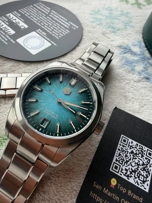 SAN MARTIN SN0144 Miyota 9015 JianZhan Chinese Enamel Dial 36mm - Image 1 of 4