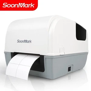 SoonMark SMK-G4 203dpi USB/Bluetooth Thermal Transfer Barcode Label Printer New - Picture 1 of 11