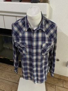 Levi's Vintage White Tab Herren Western Hemd Gr. XL - Bild 1 von 14