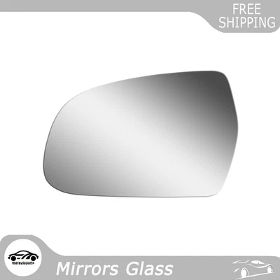 Mirror Glass for 2011-2016 Audi A4 A5 Quattro Driver Left Side LH Adhesive Flat - Imagem 1 de 4
