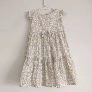 OshKosh Baby Kleinkind Mädchen 3T Pastell Blumen Knöpfe Rüschen Schleife Baumwolle Cottagecore - Bild 1 von 8