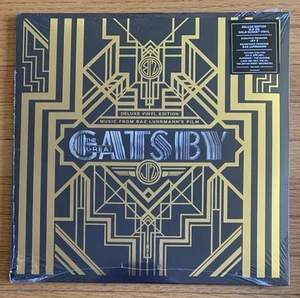 The Great Gatsby Deluxe Edition movie Soundtrack Gold Nugget VINYL New Sealed LP - Picture 1 of 2