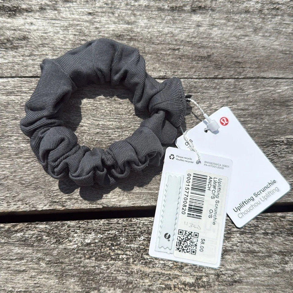 Lululemon Uplifting Scrunchie anchor grey NWT - Image 1 of 1