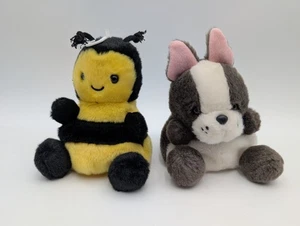 Lote de peluche de perro Bulldog francés Aurora Palm Pals abejorro 2024 - Imagen 1 de 10