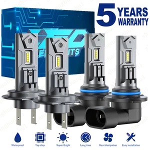 For BMW 528i 1997-2000 Base Sedan/Wagon 4-Door 2.8L LED Headlight Bulbs Canbus - Picture 1 of 13