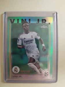 Vini Jr. 2024-25 Topps Chrome UEFA Aqua Refractor /199 Real Madrid - Bild 1 von 2