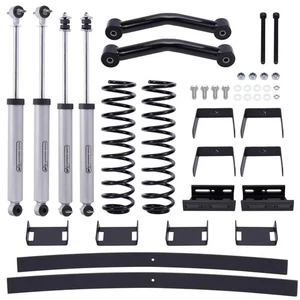 3" Lift Kit w/ Shocks + Springs For Jeep Cherokee XJ 2WD 4WD 1984-2001 - Picture 1 of 17
