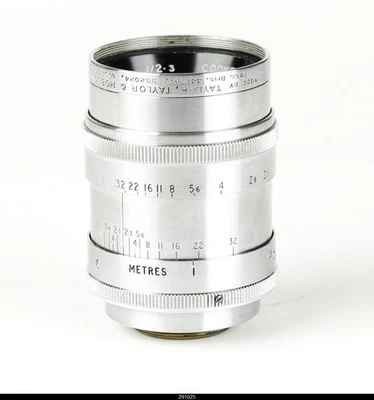 Cooke 2.8 inch T2.5 Panchrotal C mount cine lens Taylor Hobson - Image 1 of 3