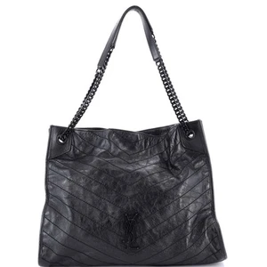 Saint Laurent Niki Shopping Tote Matelasse Chevron Leather Large - Picture 1 of 7