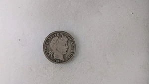 1910-P Barber Silver Dime US 10c 90% Nice Coin - Picture 1 of 9