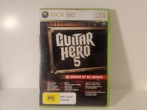 Guitar Hero 5 - Xbox 360 - Complete With Manual - Tested And Working - Picture 1 of 3