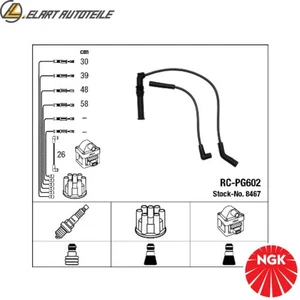 ZÜNDLEITUNGSSATZ 8467 FÜR PEUGEOT 405/Break 309/II CITROËN BX DKZ/D6C/DFW 1.9L - Picture 1 of 9