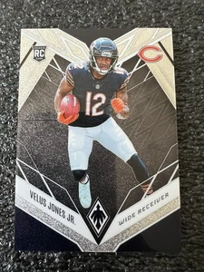 2022 Panini Phoenix #130 Velus Jones Jr Bears Saints Onyx RC Rookie Card #3/5 - Picture 1 of 5