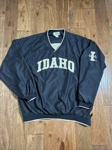 University Of Idaho Vandals Men’s XXL Black Pullover Windbreaker Jacket Vesi - Bild 1 von 8