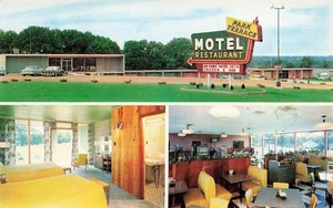 FULTON KY PARK TERRACE MOTEL & RESTAURANT VINTAGE ROADSIDE POSTCARD 091325 U - Picture 1 of 2