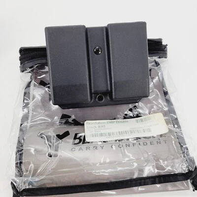 Blade-Tech Revolution DMP Double Stack 9/40 Dual Mag Pouch Duty Loop Black - Image 1 of 4