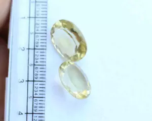 9.80 Ct Natural Lemon Quartz Loose Gemstone Oval Cut Faceted Stone Gemstone - Picture 1 of 3