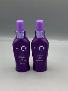 Lot 2 It's a 10 Silk Express Miracle Silk Leave-In Conditioner - 4 oz Each - Picture 1 of 1