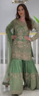 New Indian Designer Party Wear Heavy Faux Georgette Top-Palazzo Dupatta For Her