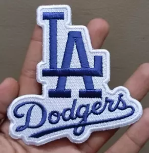 Los Angeles Dodgers Baseball Bügelbild Patch - Aufnäher Patch - gestickter Aufnäher 4"x4" - Bild 1 von 6
