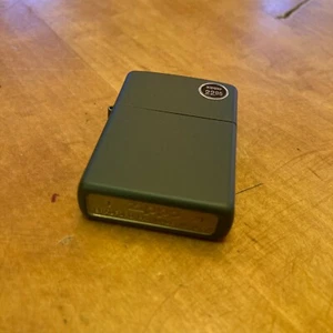 Genuine Zippo Green Matte windproof Lighter CASE ONLY No Insert/Box - Picture 1 of 6