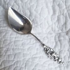 Vintage HARLEQUIN Reed & Barton Silverplate, Large Jelly Spoon, Apple Blossoms