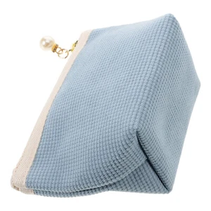 Corduroy Small Makeup Bag For Travel Portable Lipstick Organizer Bag Makeup - Picture 1 of 12