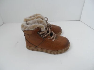 Oshkosh B'gosh Niños Pequeños Marrón Imitación Piel Borde Botas Zapatos Niños - Talla 8 EE. UU. Foto 1 de 4