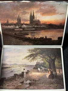 Cartoline pittore ad olio russo Nikolai von Astudin Il Reno Alpi svizzere Germania - Foto 1 di 9