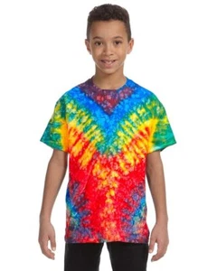 Tie Dye CD100Y Youth 5.4 Oz. 100% Cotton T Shirt - Picture 1 of 20