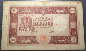 ITALIA 1000 LIRE 19/12/1946 BC - Picture 1 of 2