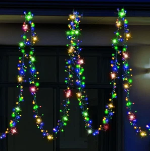 720 LEDs Multicolour Berry Cluster Bunch Tree Lights Outdoor Christmas 10.4m - Picture 1 of 2