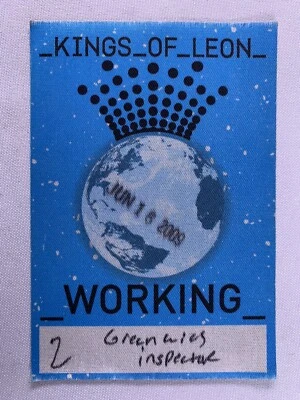 Kings Of Leon Pase Original Vintage Solo Por La Noche Tour O2 Arena Londres 2009 - Imagen 1 de 4