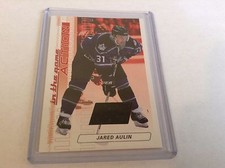 03-04 2003-04 IN THE GAME ACTION JARED AULIN JERSEY RUBY /500 M-3 KINGS