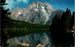 Postkarte Mt. Morgan und Leigh Lake Grand Teton Nationalpark WY - Bild 1 von 2