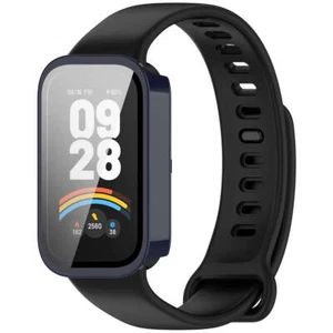 Etui ochronne + szkło do Xiaomi Smart Band 9 Active / Redmi Smart Band 3 Bizon Blue - Zdjęcie 1 z 8