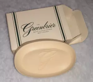 Jabón en caja The Greenbrier Fallout White Sulphur Springs Resort West Virginia de colección - Imagen 1 de 6