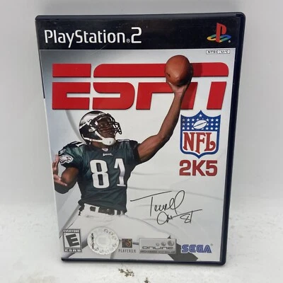 ESPN NFL 2K5 PS2 PlayStation 2 Complete CIB W/ Manual & Ticket Mint Disc Tested - Image 1 of 4