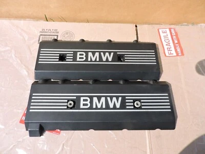 BMW E38 E39 740iL 540i M62 CYLINDER HEAD VALVE COVERS 1702857 1999-2003 - Image 1 of 4