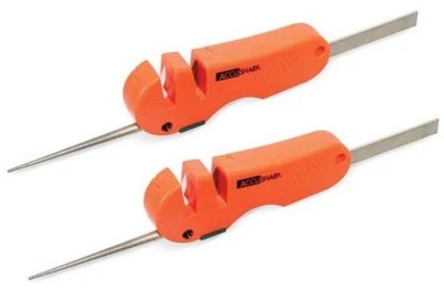 2 PACK AccuSharp 4 in 1 Knife & Tool Sharpener 28 Coarse Carbides & Fine Ceramic - Image 1 of 4