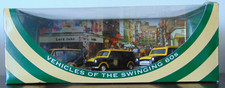 Lledo Vehicles Of The Swinging 60s Ringtons Tea 3 Van Set Mini Reliant Ford 300E