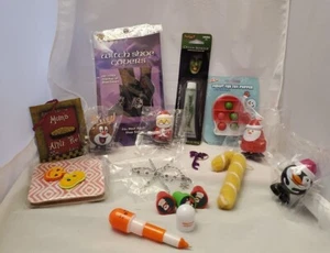 Holiday Themed Junk Drawer Lot Mixed Holidays Some Used Some Not Figets WindUps - Picture 1 of 5