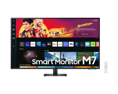 Samsung Flat Monitor 43" Smart M7 USB Type-C LS43BM700ULX Max 60Hz HDR10 - Image 1 of 3